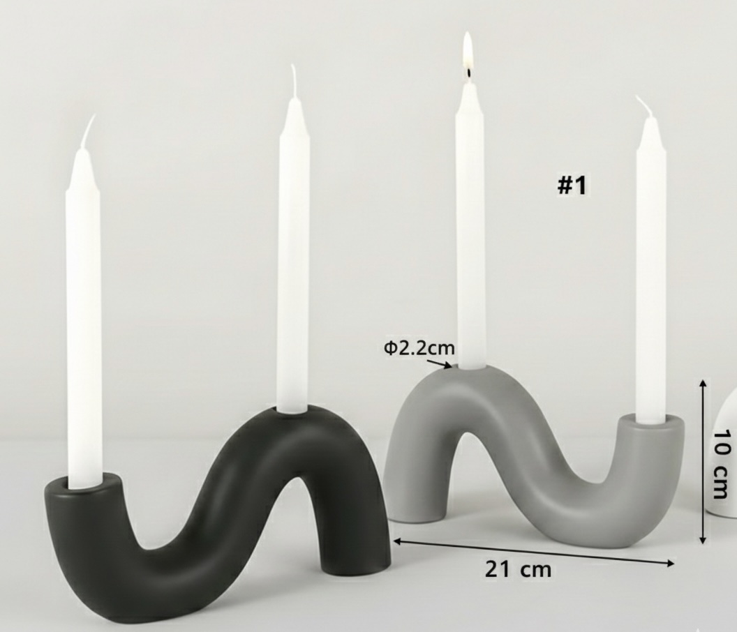 Wave Candle Stand