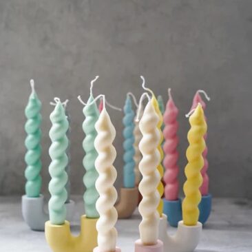 u shaped candle holder